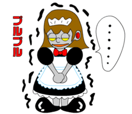 Maid robot maid Ando sticker #1040981