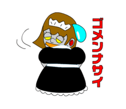Maid robot maid Ando sticker #1040985