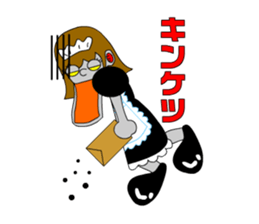 Maid robot maid Ando sticker #1040988