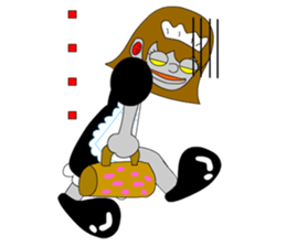 Maid robot maid Ando sticker #1040999