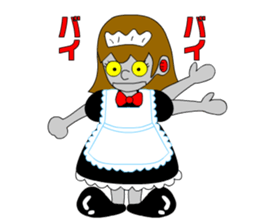 Maid robot maid Ando sticker #1041001