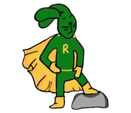 Rabbo (super rabbit hero) sticker #1041322