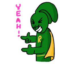 Rabbo (super rabbit hero) sticker #1041326