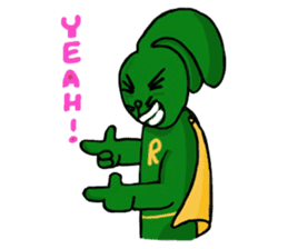 Rabbo (super rabbit hero) sticker #1041326