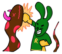 Rabbo (super rabbit hero) sticker #1041327