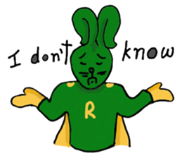 Rabbo (super rabbit hero) sticker #1041336
