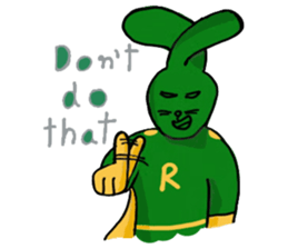 Rabbo (super rabbit hero) sticker #1041339