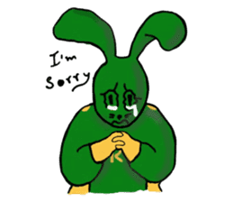 Rabbo (super rabbit hero) sticker #1041344