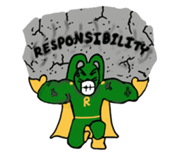 Rabbo (super rabbit hero) sticker #1041353