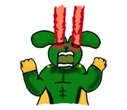 Rabbo (super rabbit hero) sticker #1041356