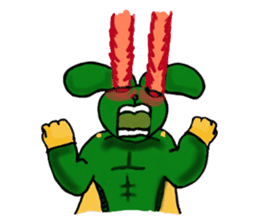 Rabbo (super rabbit hero) sticker #1041356