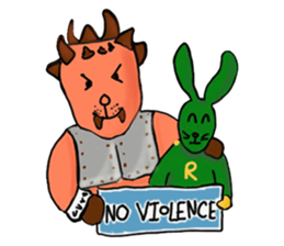 Rabbo (super rabbit hero) sticker #1041359