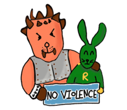 Rabbo (super rabbit hero) sticker #1041359
