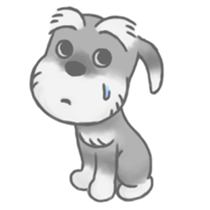 Schnauzer's feelings sticker #1041418