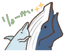 dolphin,whale,orca Sticker sticker #1041686