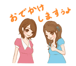 girls talk Sticker sticker #1042072