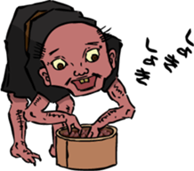 Japanese Yokai sticker #1042946