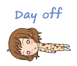 StampGirl "Daily Life" English edition sticker #1043056