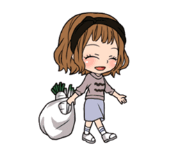 StampGirl "Daily Life" English edition sticker #1043064