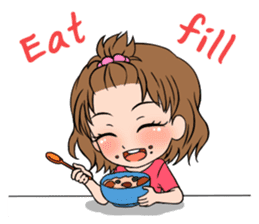 StampGirl "Daily Life" English edition sticker #1043075