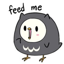 I am a cute owl [EN] sticker #1043525