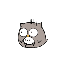 I am a cute owl [EN] sticker #1043556