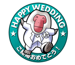 Animal memorial Greeting sticker sticker #1043599