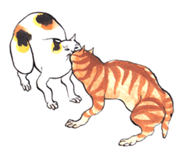 Jiguchiya''Edo''cats sticker #1043605