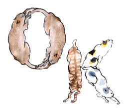 Jiguchiya''Edo''cats sticker #1043640