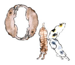 Jiguchiya''Edo''cats sticker #1043640