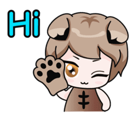 Fugui The Cat (Nekomimi) English Version sticker #1043722