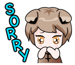 Fugui The Cat (Nekomimi) English Version sticker #1043725