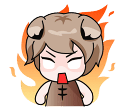 Fugui The Cat (Nekomimi) English Version sticker #1043733