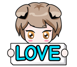 Fugui The Cat (Nekomimi) English Version sticker #1043747