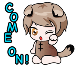 Fugui The Cat (Nekomimi) English Version sticker #1043749