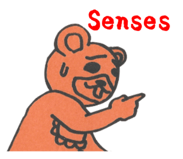 Apron bear sticker #1043972