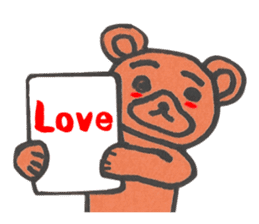Apron bear sticker #1043974