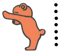 Apron bear sticker #1043977