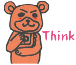 Apron bear sticker #1043981