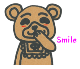 Apron bear sticker #1043985