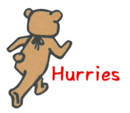 Apron bear sticker #1043989