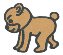 Apron bear sticker #1043992