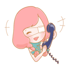 Nekomimi & Eye Patch sticker #1044229