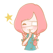 Nekomimi & Eye Patch sticker #1044230