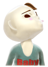 Funky baby 3D sticker sticker #1044255