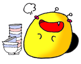 Omanju-no-Obake2 sticker #1044352