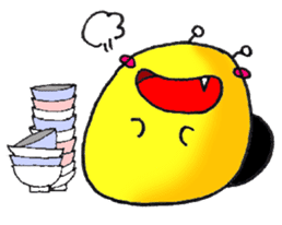 Omanju-no-Obake2 sticker #1044352