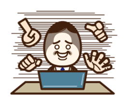 Business Man "Maruyama" sticker #1044585