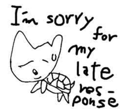 The interlude of the cat named RIN V6/EV sticker #1044963