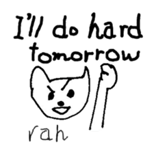 The interlude of the cat named RIN V6/EV sticker #1044966